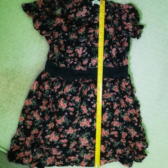 Floral off the shoulder strapless Ardene dress womens medium - Picture 5 of 6